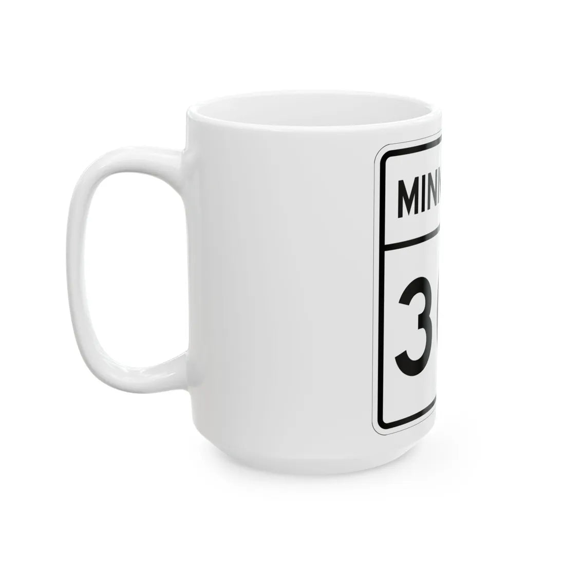 MN-303 1948 (Minnesota) (Road Sign) White Coffee Mug - Go Mug Yourself