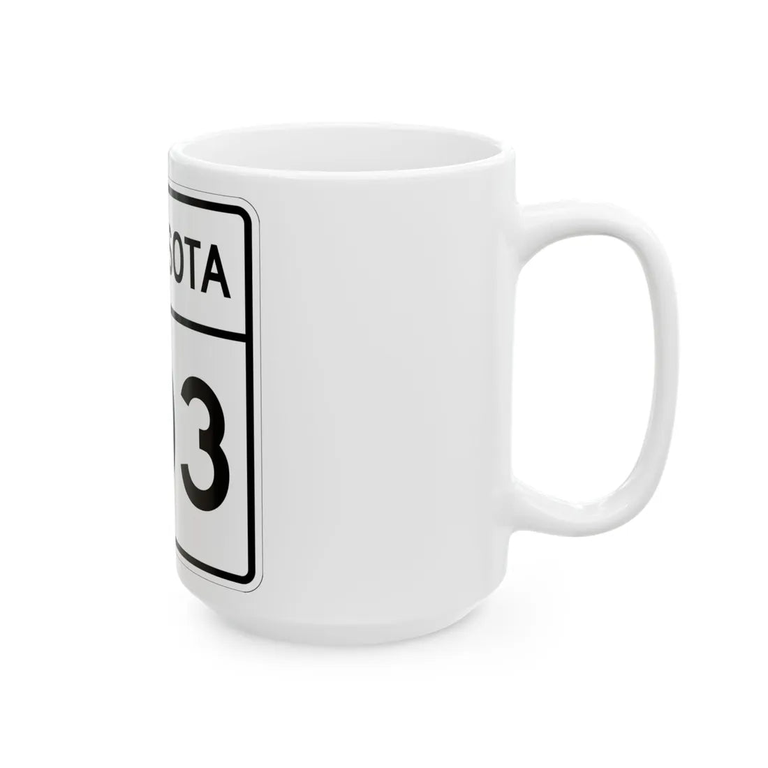 MN-303 1948 (Minnesota) (Road Sign) White Coffee Mug - Go Mug Yourself