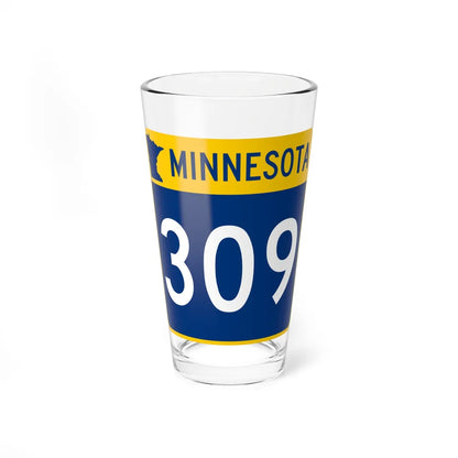 MN-309 (Minnesota) (Road Sign) Pint Glass 16oz 16oz - Go Mug Yourself