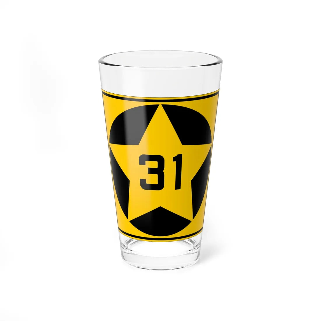 MN-31 1920 (Minnesota) (Road Sign) Pint Glass 16oz 16oz - Go Mug Yourself