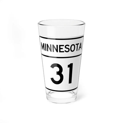 MN-31 1948 (Minnesota) (Road Sign) Pint Glass 16oz 16oz - Go Mug Yourself
