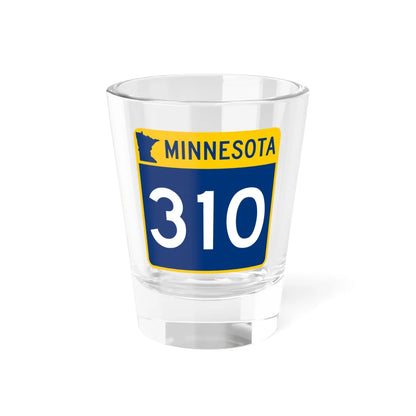 MN-310 (Minnesota) (Road Sign) Shot Glass 1.5oz 1.5oz - Go Mug Yourself