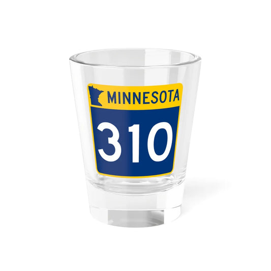 MN-310 (Minnesota) (Road Sign) Shot Glass 1.5oz 1.5oz - Go Mug Yourself