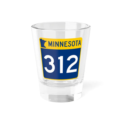 MN-312 (Minnesota) (Road Sign) Shot Glass 1.5oz 1.5oz - Go Mug Yourself