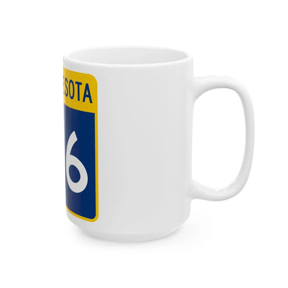 MN-316 (Minnesota) (Road Sign) White Coffee Mug - Go Mug Yourself