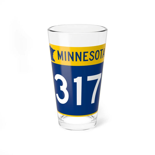 MN-317 (Minnesota) (Road Sign) Pint Glss 16oz 16oz - Go Mug Yourself