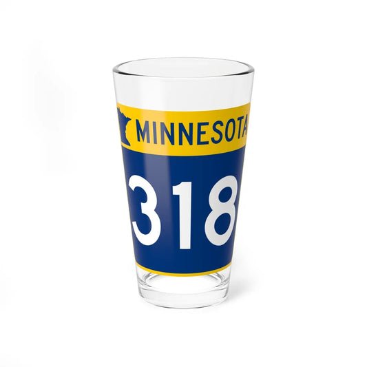 MN-318 (Minnesota) (Road Sign) Pint Glss 16oz 16oz - Go Mug Yourself