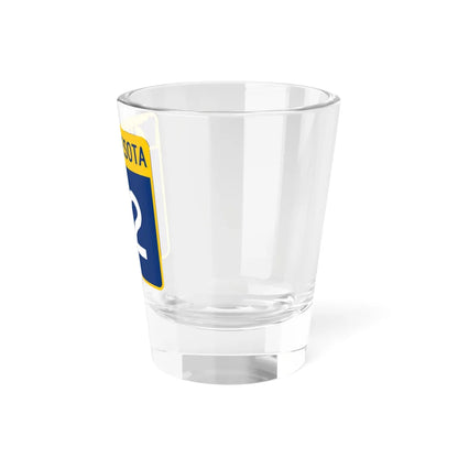 MN-32 (Minnesota) (Road Sign) Shot Glass 1.5oz - Go Mug Yourself