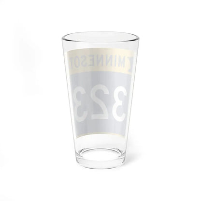 MN-323 (Minnesota) (Road Sign) Pint Glass 16oz - Go Mug Yourself