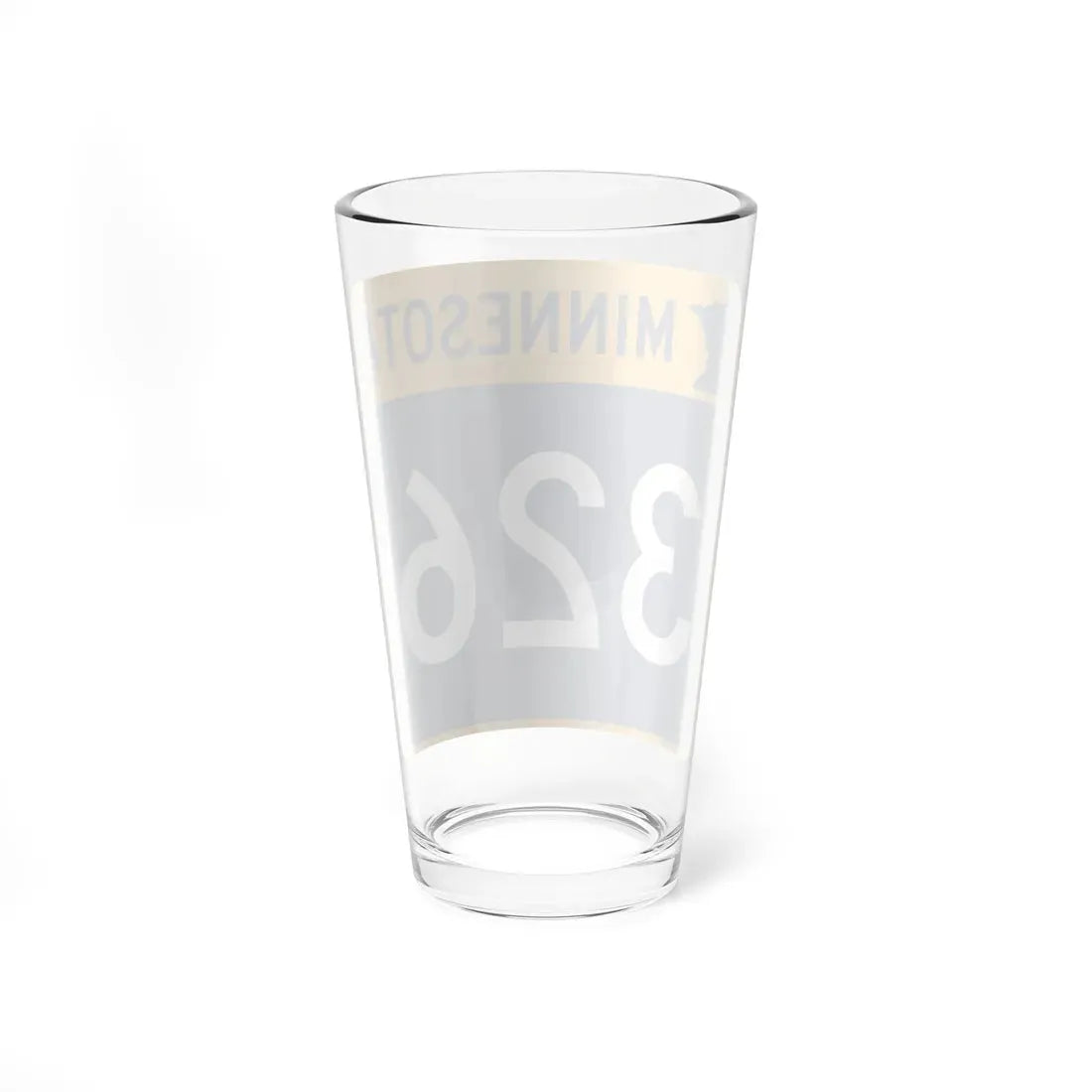 MN-326 (Minnesota) (Road Sign) Pint Glass 16oz - Go Mug Yourself