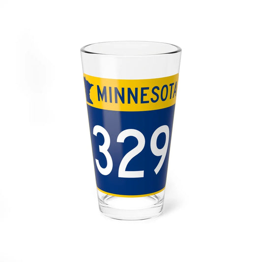 MN-329 (Minnesota) (Road Sign) Pint Glss 16oz 16oz - Go Mug Yourself