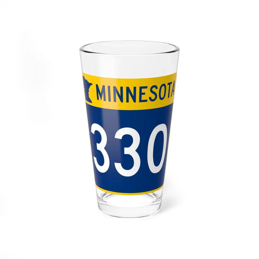 MN-330 (Minnesota) (Road Sign) Pint Glass 16oz 16oz - Go Mug Yourself