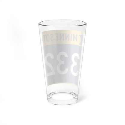 MN-332 (Minnesota) (Road Sign) Pint Glass 16oz - Go Mug Yourself