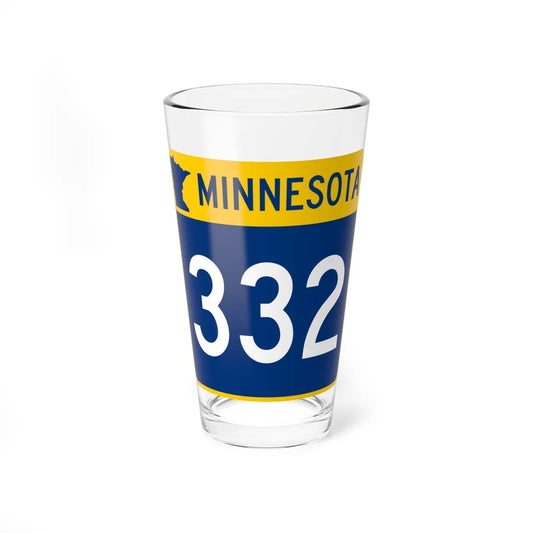 MN-332 (Minnesota) (Road Sign) Pint Glss 16oz 16oz - Go Mug Yourself