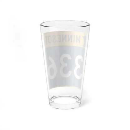 MN-336 (Minnesota) (Road Sign) Pint Glass 16oz - Go Mug Yourself