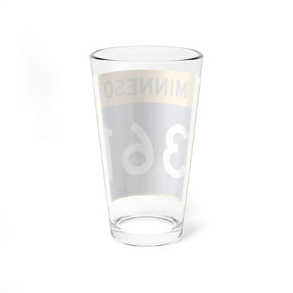 MN-361 wide (Minnesota) (Road Sign) Pint Glass 16oz - Go Mug Yourself
