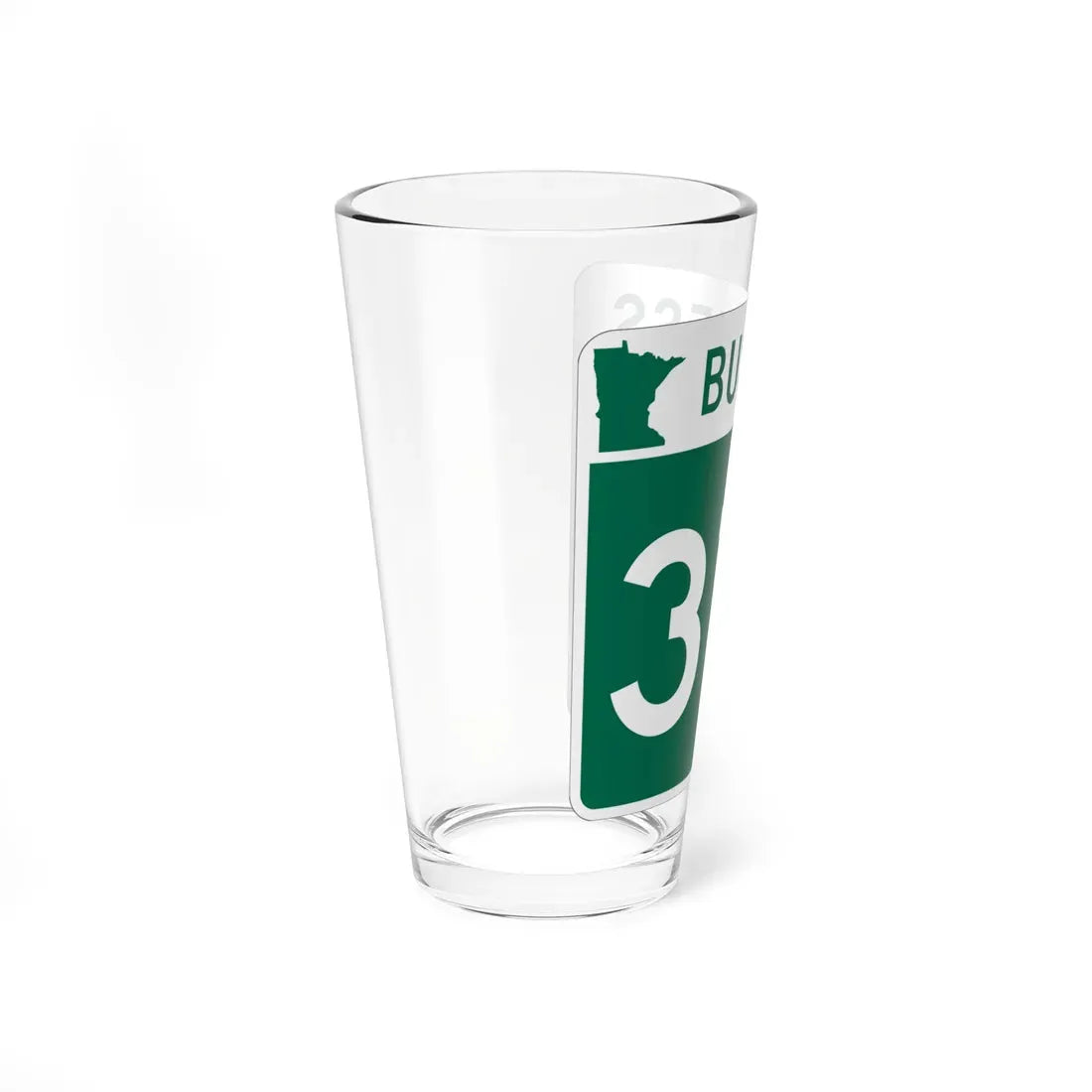 MN-371 Business (Minnesota) (Road Sign) Pint Glass 16oz - Go Mug Yourself