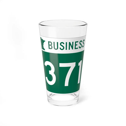 MN-371 Business (Minnesota) (Road Sign) Pint Glss 16oz 16oz - Go Mug Yourself