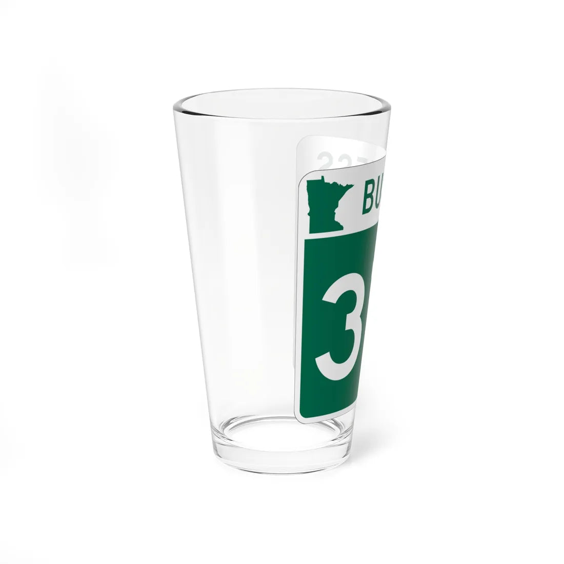 MN-371 Business (Minnesota) (Road Sign) Pint Glss 16oz - Go Mug Yourself