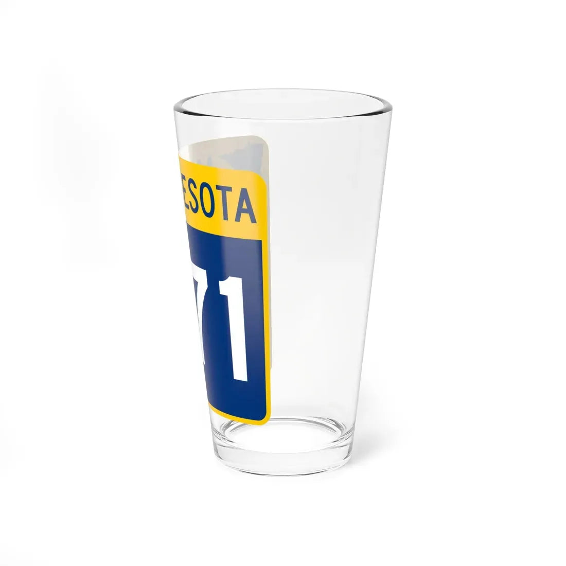 MN-371 (Minnesota) (Road Sign) Pint Glass 16oz - Go Mug Yourself