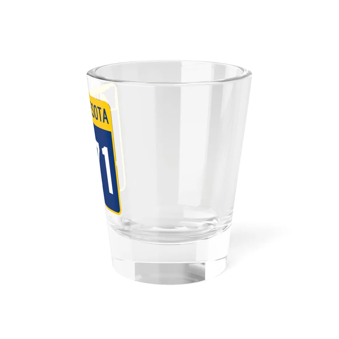 MN-371 (Minnesota) (Road Sign) Shot Glass 1.5oz - Go Mug Yourself