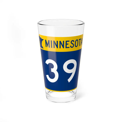 MN-39 (Minnesota) (Road Sign) Pint Glass 16oz 16oz - Go Mug Yourself