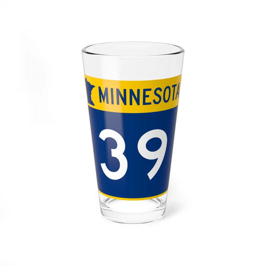 MN-39 (Minnesota) (Road Sign) Pint Glass 16oz 16oz - Go Mug Yourself