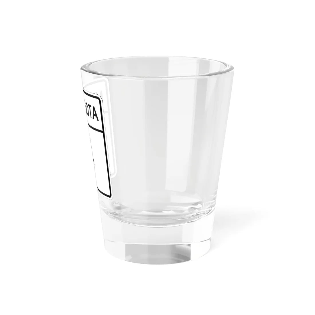 MN-4 1948 (Minnesota) (Road Sign) Shot Glass 1.5oz - Go Mug Yourself