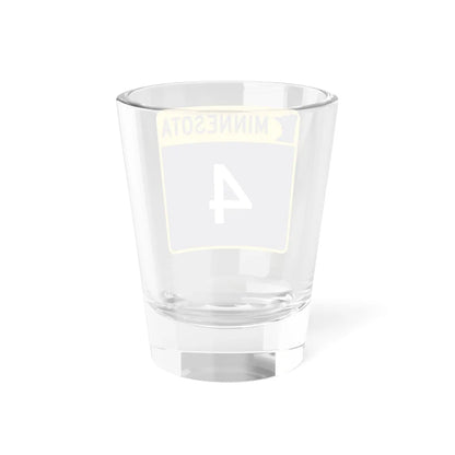 MN-4 (Minnesota) (Road Sign) Shot Glass 1.5oz - Go Mug Yourself