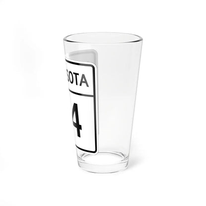 MN-44 1948 (Minnesota) (Road Sign) Pint Glass 16oz - Go Mug Yourself