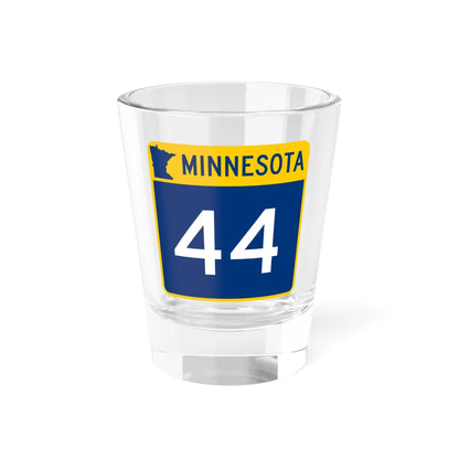 MN-44 (Minnesota) (Road Sign) Shot Glass 1.5oz 1.5oz - Go Mug Yourself