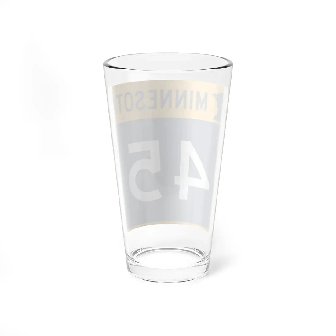 MN-45 (Minnesota) (Road Sign) Pint Glass 16oz - Go Mug Yourself