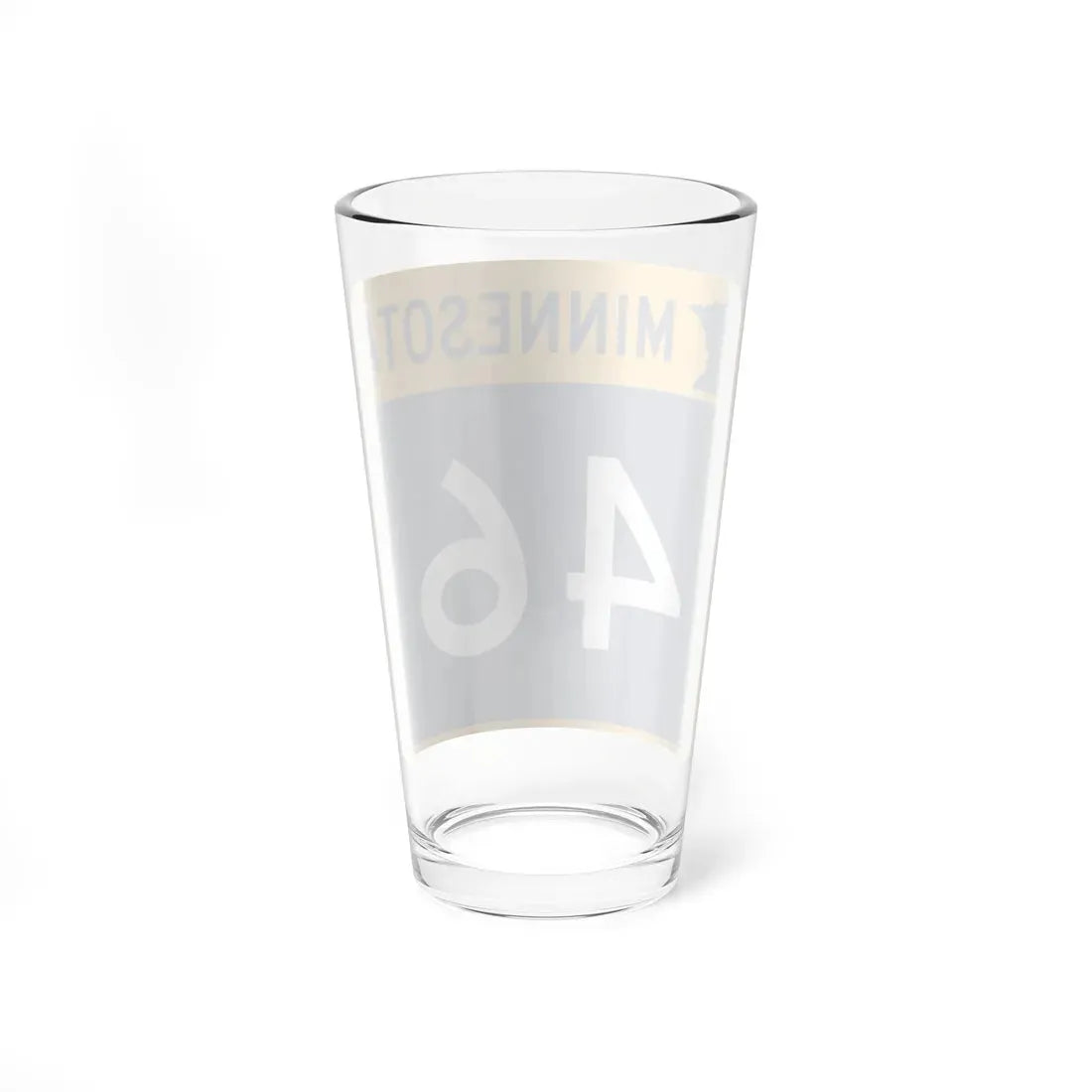 MN-46 (Minnesota) (Road Sign) Pint Glass 16oz - Go Mug Yourself