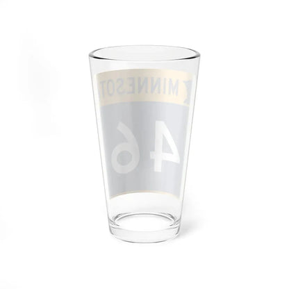 MN-46 (Minnesota) (Road Sign) Pint Glass 16oz - Go Mug Yourself