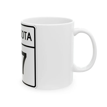 MN-47 1948 (Minnesota) (Road Sign) White Coffee Mug - Go Mug Yourself