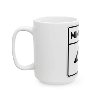 MN-47 1948 (Minnesota) (Road Sign) White Coffee Mug - Go Mug Yourself