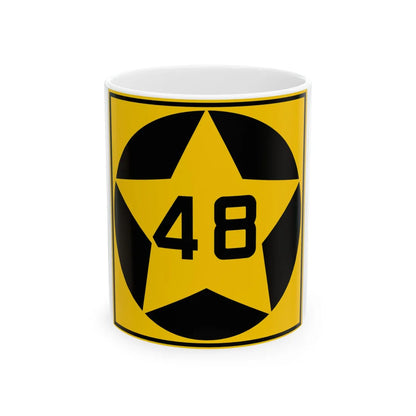 MN-48 1920 (Minnesota) (Road Sign) White Coffee Mug 11oz - Go Mug Yourself