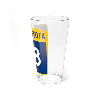 MN-48 (Minnesota) (Road Sign) Pint Glass 16oz - Go Mug Yourself