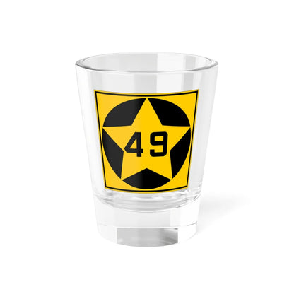 MN-49 1920 (Minnesota) (Road Sign) Shot Glass 1.5oz 1.5oz - Go Mug Yourself