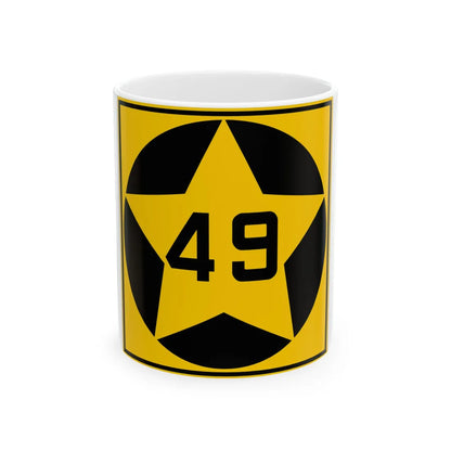 MN-49 1920 (Minnesota) (Road Sign) White Coffee Mug 11oz - Go Mug Yourself