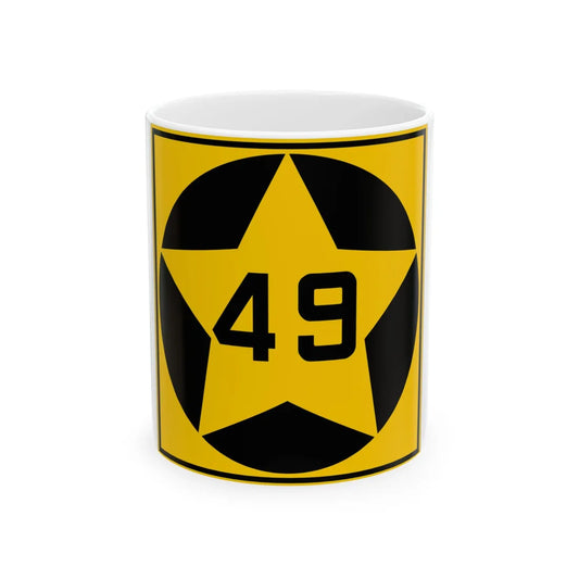 MN-49 1920 (Minnesota) (Road Sign) White Coffee Mug 11oz - Go Mug Yourself