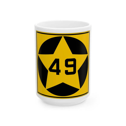 MN-49 1920 (Minnesota) (Road Sign) White Coffee Mug 15oz - Go Mug Yourself