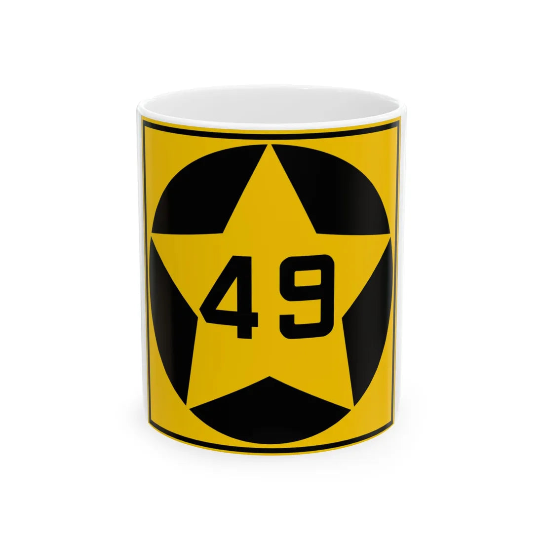 MN-49 1920 (Minnesota) (Road Sign) White Coffee Mug - Go Mug Yourself