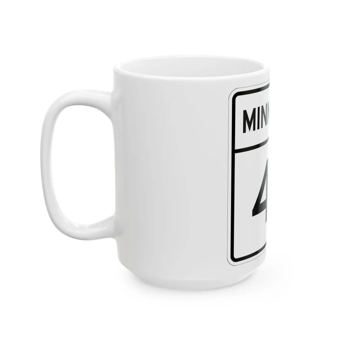 MN-49 1948 (Minnesota) (Road Sign) White Coffee Mug - Go Mug Yourself