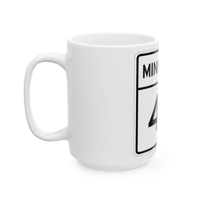 MN-49 1948 (Minnesota) (Road Sign) White Coffee Mug - Go Mug Yourself