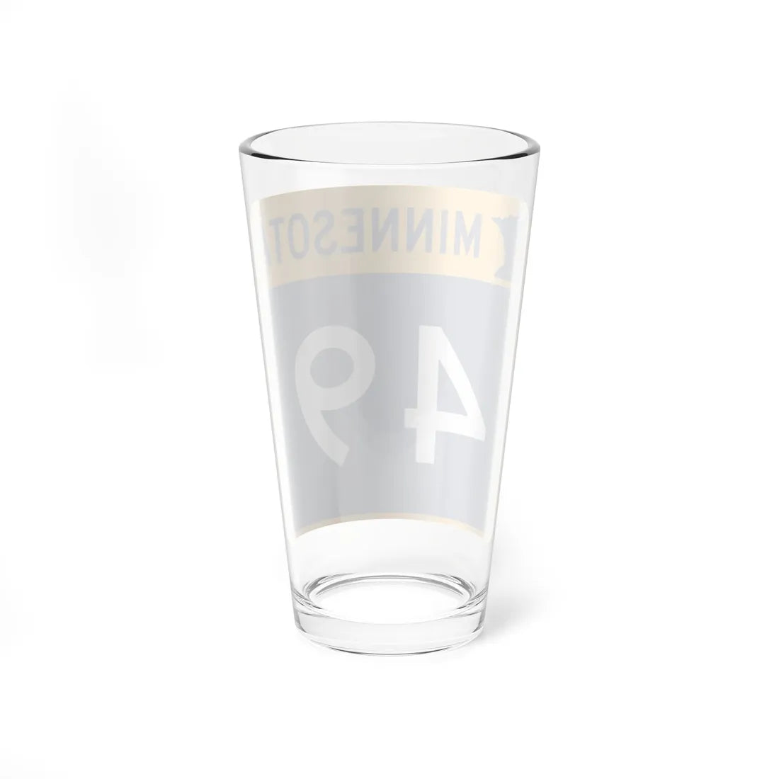 MN-49 (Minnesota) (Road Sign) Pint Glass 16oz - Go Mug Yourself