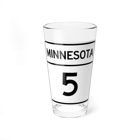 MN-5 1948 (Minnesota) (Road Sign) Pint Glass 16oz 16oz - Go Mug Yourself