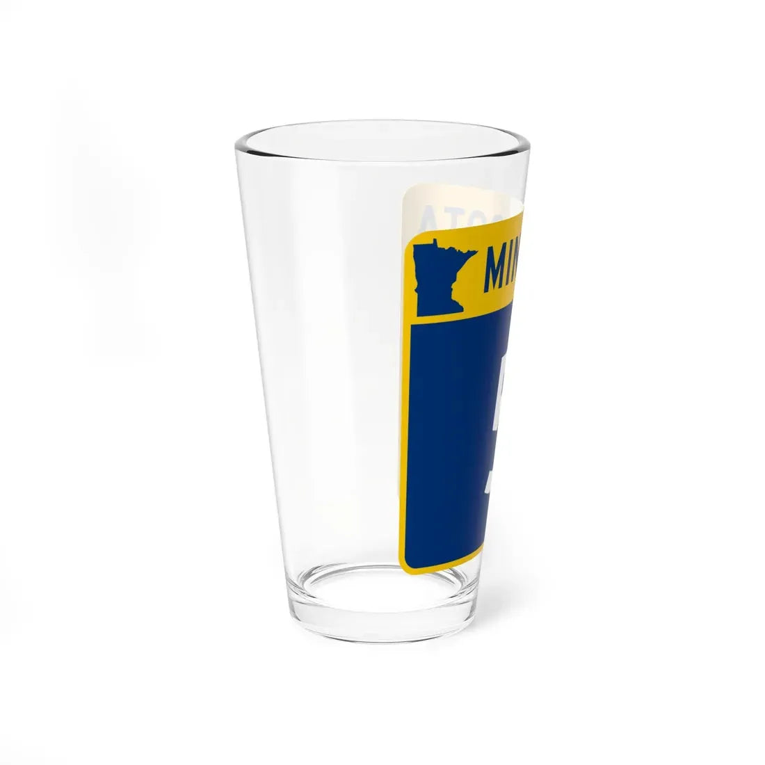 MN-5 (Minnesota) (Road Sign) Pint Glass 16oz - Go Mug Yourself