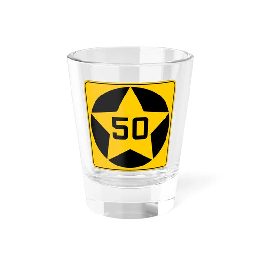 MN-50 1920 (Minnesota) (Road Sign) Shot Glass 1.5oz 1.5oz - Go Mug Yourself