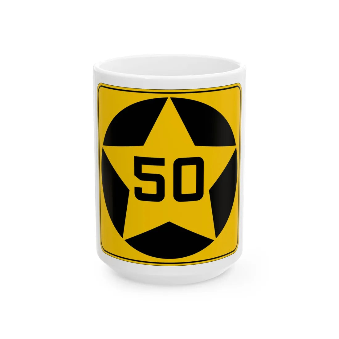 MN-50 1920 (Minnesota) (Road Sign) White Coffee Mug 15oz - Go Mug Yourself